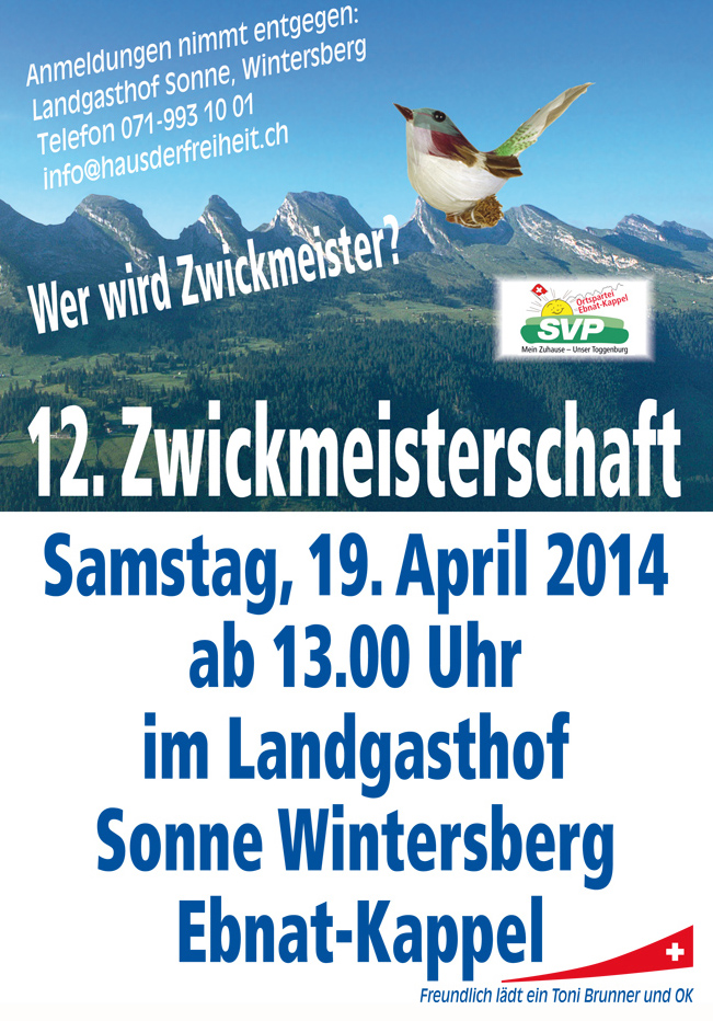 Zwickmeisterschaft Ebnat-Kappel