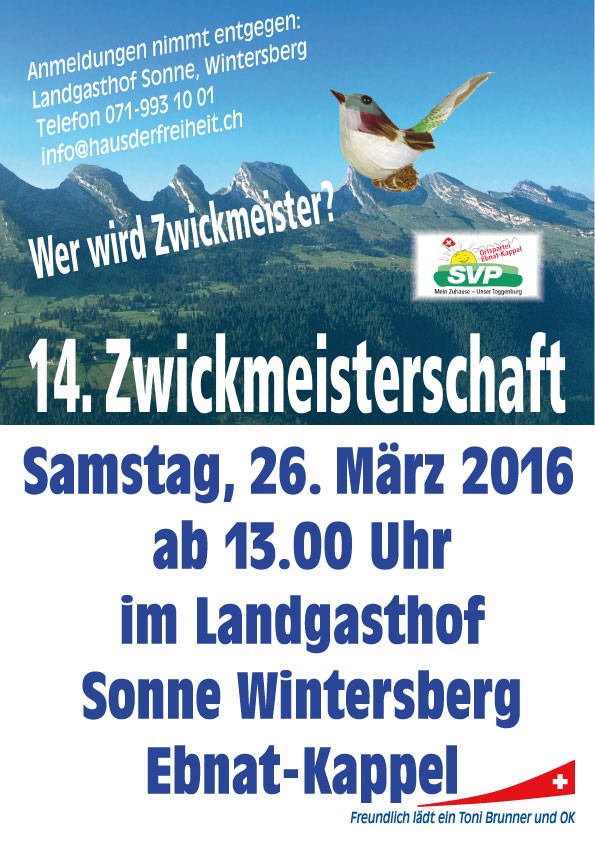 Zwickmeisterschat 2016